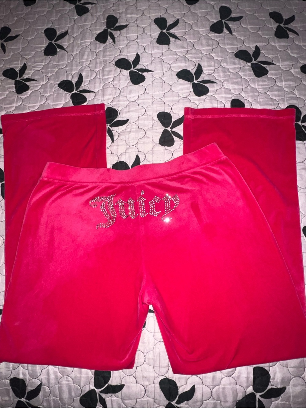 Juicy Couture Hot Pink Velour Tracksuit Bottoms